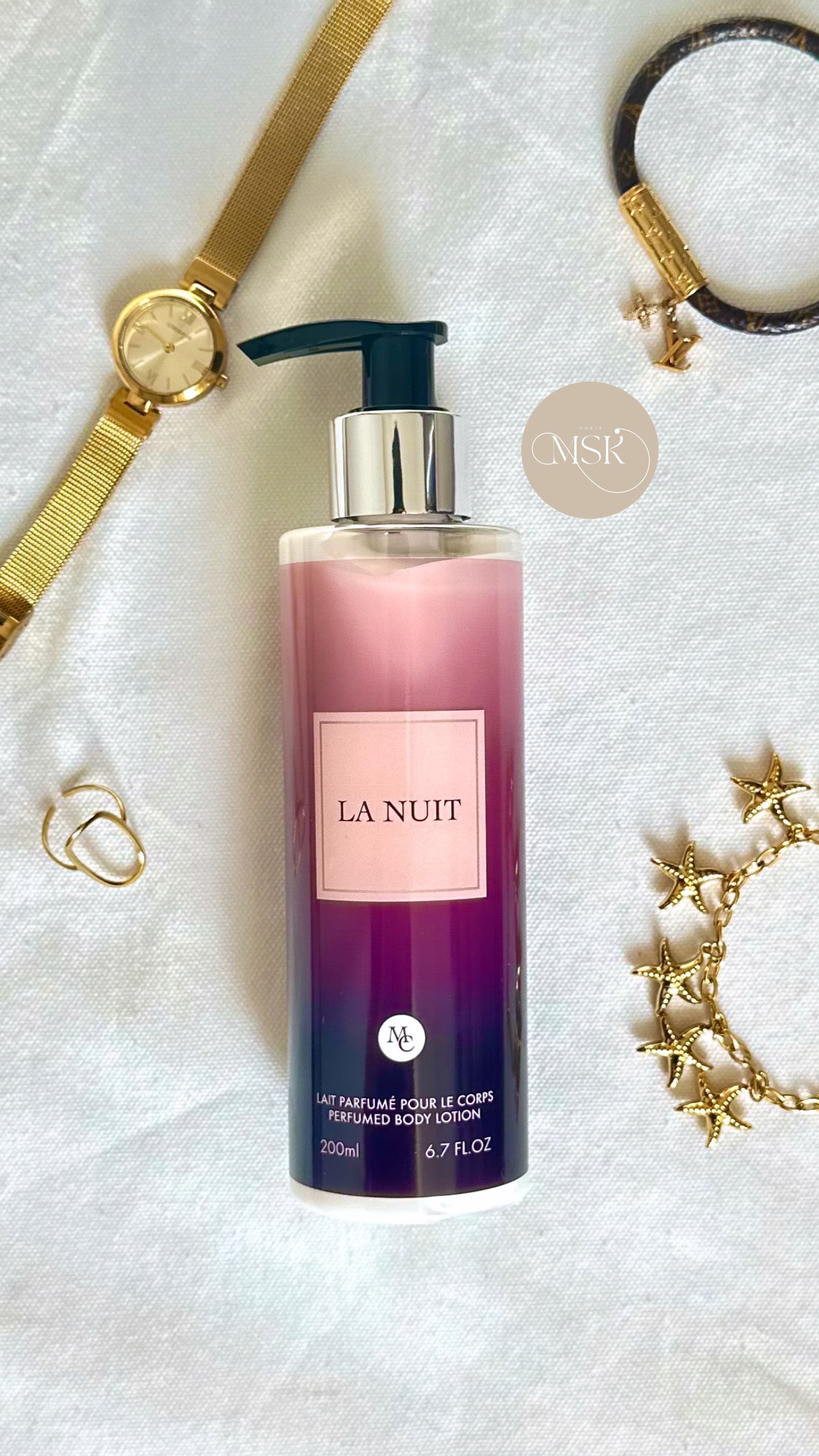 Lait corporel parfumé inspiration La Nuit Trésor